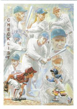 1994 Ted Williams - Gene Locklear Collection #LC19 Checklist Front