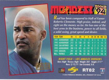 1994 Score Rookie & Traded - Gold Rush #RT82 Raul Mondesi Back