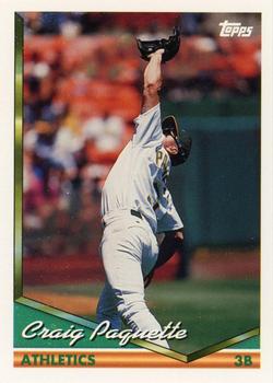 1994 Topps Bilingual #46 Craig Paquette Front