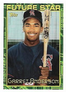 1994 Topps Bilingual #84 Garret Anderson Front