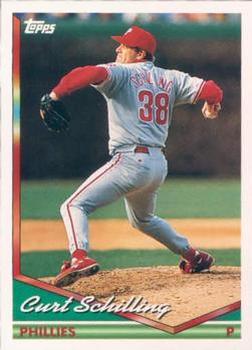 1994 Topps Bilingual #142 Curt Schilling Front