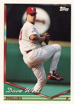 1994 Topps Bilingual #266 Dave West Front