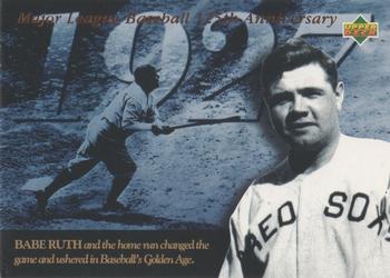1994 Upper Deck All-Time Heroes - 125th Anniversary #110 Babe Ruth Front