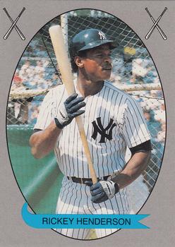 1989 Pacific Cards & Comics Crossed Bats (unlicensed) #7 Rickey Henderson Front