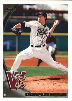 2010 Topps Pro Debut #199 Donald Hume Front