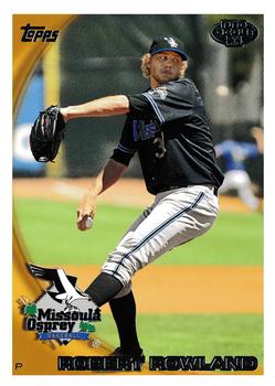 2010 Topps Pro Debut #413 Robby Rowland Front