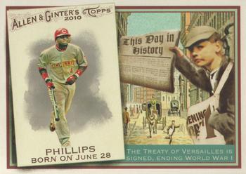 2010 Topps Allen & Ginter - This Day in History #TDH47 Brandon Phillips Front
