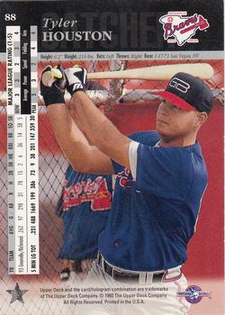 1994 Upper Deck Minor League #88 Tyler Houston Back
