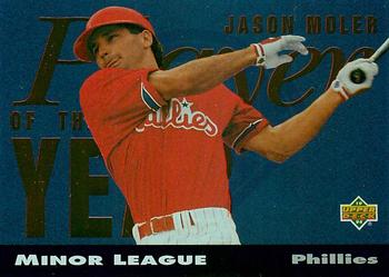 1994 Upper Deck Minor League - Player of the Year #PY18 Jason Moler Front