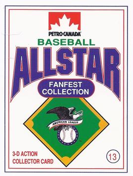 1991 Petro Canada All-Star FanFest Standups #13 George Brett Front