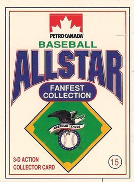 1991 Petro Canada All-Star FanFest Standups #15 Paul Molitor Front