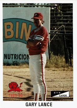 1989-90 BYN Puerto Rican Winter League #130 Gary Lance Front