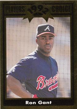 1992 Cartwrights Players Choice #32 Ron Gant Front