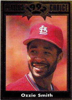 1992 Cartwrights Players Choice #33 Ozzie Smith Front