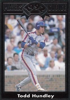1992 Cartwrights Players Choice Silver #10 Todd Hundley Front