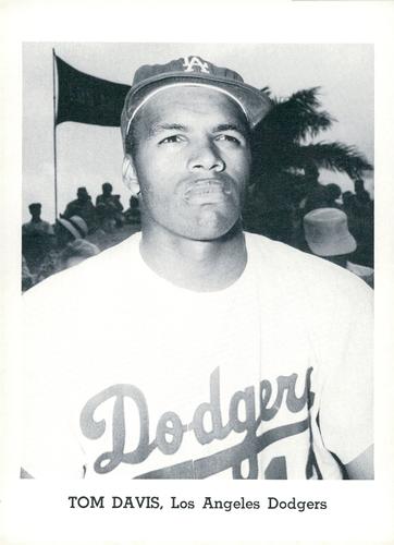 1963 Jay Publishing Los Angeles Dodgers Set A #NNO Tom Davis Front