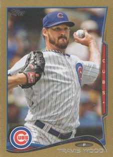 2014 Topps Mini - Gold #511 Travis Wood Front