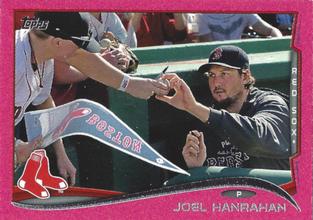 2014 Topps Mini - Pink #194 Joel Hanrahan Front