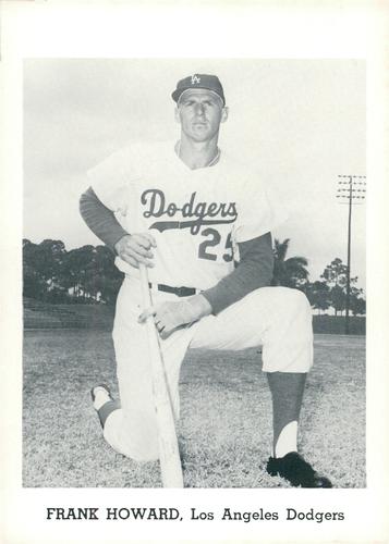 1964 Jay Publishing Los Angeles Dodgers Set B #NNO Frank Howard Front