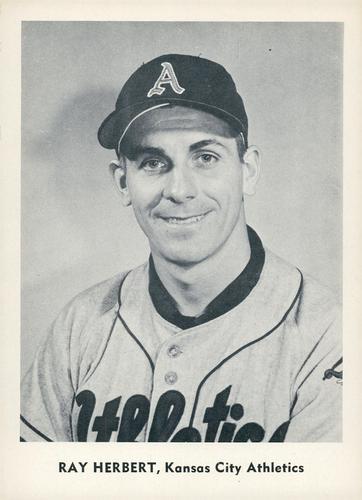 1959 Jay Publishing Kansas City Athletics Set A #NNO Ray Herbert Front