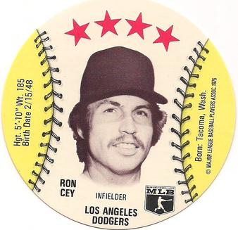 1976 Buckmans Discs #NNO Ron Cey Front