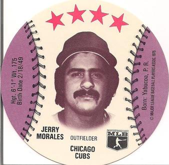 1976 Buckmans Discs #NNO Jerry Morales Front