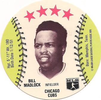 1976 Carousel Discs #NNO Bill Madlock Front