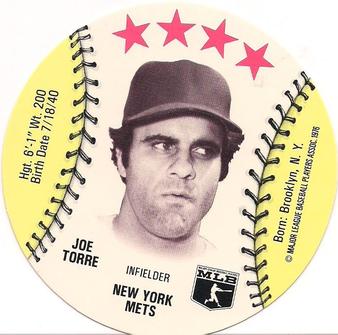 1976 Carousel Discs #NNO Joe Torre Front