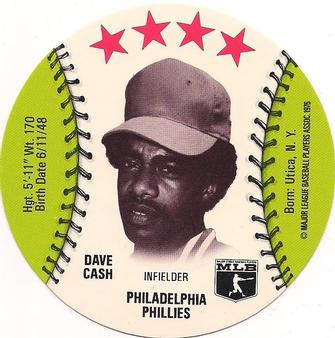 1976 Dairy Isle Discs #NNO Dave Cash Front