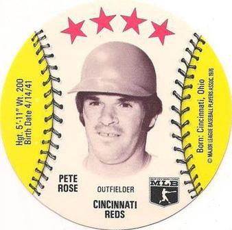 1976 Red Barn Discs #NNO Pete Rose Front