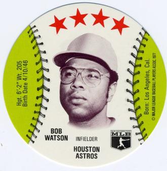 1977 Chilly Willee Discs #NNO Bob Watson Front