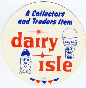 1977 Dairy Isle Discs #NNO Mike Hargrove Back