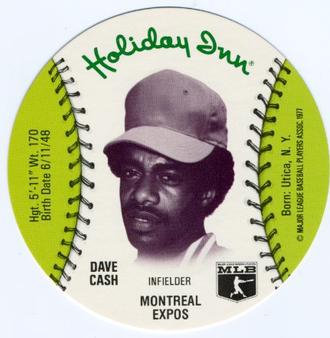 1977 Holiday Inn Discs #NNO Dave Cash Front