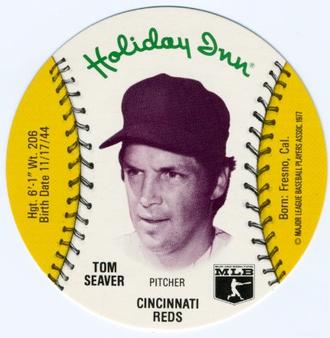 1977 Holiday Inn Discs #NNO Tom Seaver Front