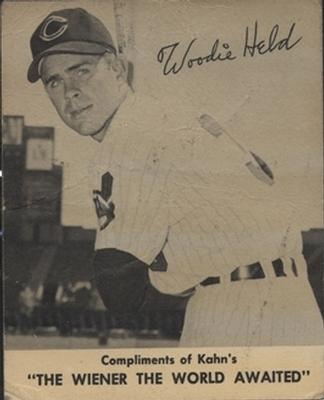 1959 Kahn's Wieners #NNO Woodie Held Front