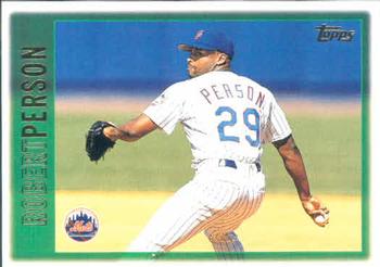 1997 Topps #116 Robert Person Front