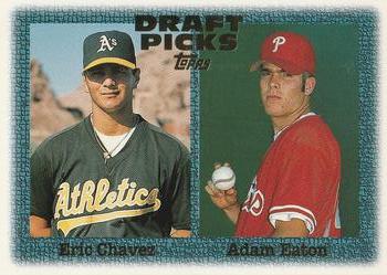 1997 Topps #479 Eric Chavez / Adam Eaton Front