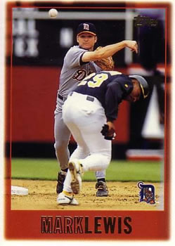 1997 Topps #442 Mark Lewis Front