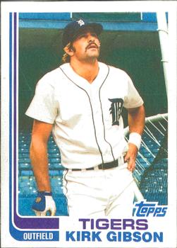 1982 Topps - Blackless #105 Kirk Gibson Front