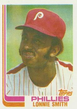 1982 Topps - Blackless #127 Lonnie Smith Front