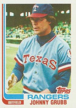 1982 Topps - Blackless #496 Johnny Grubb Front