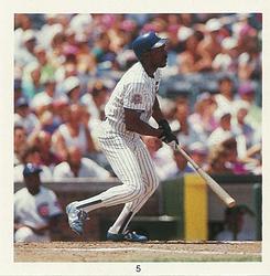 1991 Baseball's Best Home Run Kings Stickers #5 Andre Dawson Front