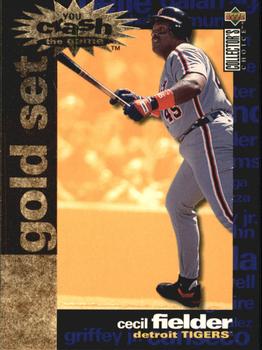 1995 Collector's Choice - You Crash the Game Gold Exchange #CR6 Cecil Fielder Front