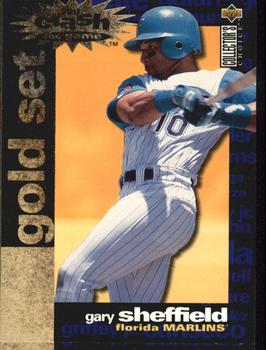 1995 Collector's Choice - You Crash the Game Gold Exchange #CR18 Gary Sheffield Front