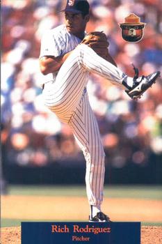 1992 San Diego Padres Smokey #NNO Rich Rodriguez Front