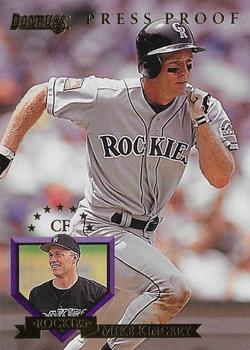 1995 Donruss - Press Proofs #96 Mike Kingery Front