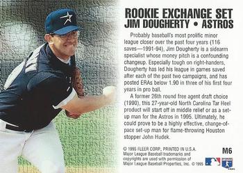 1995 Fleer - Rookie Exchange #M6 Jim Dougherty Back