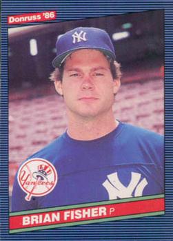 1986 Donruss #492 Brian Fisher Front