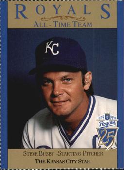 1993 Kansas City Star Royals All-Time Team #NNO Steve Busby Front