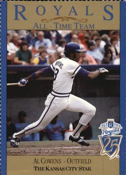 1993 Kansas City Star Royals All-Time Team #NNO Al Cowens Front